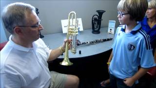 Beginning Band 5th Grade Student Rents an Instrument with RentMYinstrumentcom [upl. by Storer]