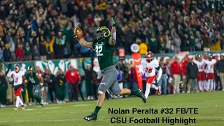 Nolan Peralta 32 CSU Football Highlights [upl. by Nabal]