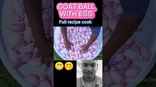 GOATBALLSWITHEGG🤤🤭🥵  its look like delicious  food cooking recipe iindianrecipe shorts [upl. by Alyal]