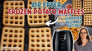 Air Fryer Frozen Potato Waffles  Baked Beans [upl. by Dierdre]