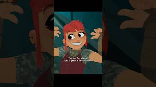 Who was four thumbs and is great at distractions  Nimona movie shorts [upl. by Ratna]