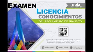 GUIA EXAMEN PARA LICENCIA DE CONDUCIR MEXICO [upl. by Atiuqan]