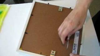 Mounting silk onto frame DIY [upl. by Lazos]