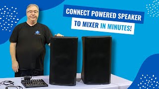 Mastering Audio Setup Connect Powered Speakers to Mixer in Minutes [upl. by Henryk]