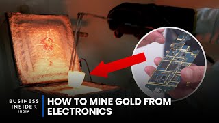 How To Mine Gold From Electronics  World Wide Waste [upl. by Ynner]