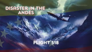 Santa Bárbara Airlines Flight 518 Tragic Crash in the Andes Mountains airline crash flight [upl. by Etteuqaj7]