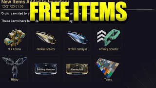 ALL CLAIMED  Free Warframe Promo Code Packs Forma Orokin Catalyst Reactor Booster Hikou Bundle [upl. by Giverin621]