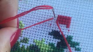 FLOSS TUBE 4 How to crossstitch with 3 ply of thread [upl. by Becker]