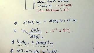 Ph de début de précipitation Equilibres chimiques de solubilité [upl. by Soinotna]