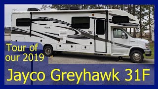 JAYCO GREYHAWK 31F TOUR Class C RV with bunkbeds and Modifications  Class C Broads [upl. by Atteuqahs]