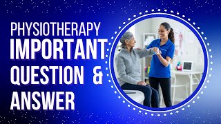 Physiotherapy MCQ With Answers  MOH Exam For Physiotherapist [upl. by Ecyoj]