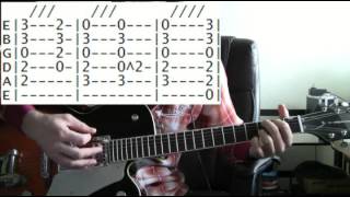 Alice In Chains Nutshell Guitar Lesson with Chords and TAB Tutorial AIC [upl. by Maxma]