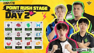 HI FFWS Global Finals 2024  Point Rush Stage Day 2 [upl. by Edora]