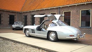 1955 MercedesBenz 300SL Gullwing  PURE SOUND [upl. by Akcirederf]