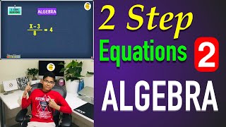 Solving two step equations  Part 2  Algebra Basics  Lessonade [upl. by Rebor]