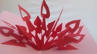 DIY Tutorial 3D Valentinskarte selber machen Making Valentines Day Cards [upl. by Asillem]