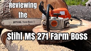 Reviewing the Stihl MS271 [upl. by Adnotal838]