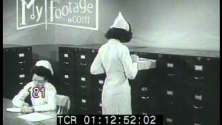 1950s Doctors Doing Laboratory Research Nurses Doing Clerical Work [upl. by Possing240]