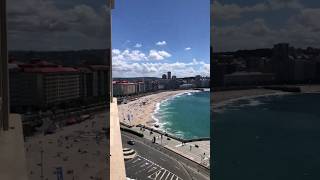 A view of beautiful A Coruña 🇪🇸😎 [upl. by Hultgren]