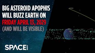 Asteroid Apophis to Buzz Earth on Friday the 13th  April 2029 [upl. by Mihcaoj]