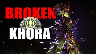 Broken Khora Prime Belly Of The Beast Steel Path Part  2 Build  Warframe [upl. by Anoel]