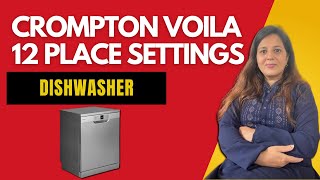 Crompton 12 Place Setting Dishwasher Review [upl. by Arrais583]