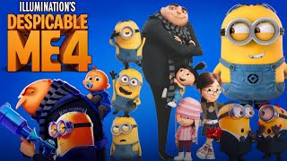 Despicable Me 4 Full Movie English 2024  Steve Carell Kristen Wiig Pierre Coffin  Review amp Facts [upl. by Bethanne]