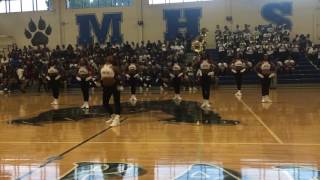 Mckinley High school amp Pantherettes Pep Rally 20162017 [upl. by Essilevi632]