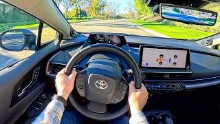 2023 Toyota Prius Limited  POV Test Drive Binaural Audio [upl. by Ibrab965]