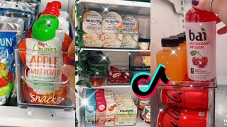 fridge refill and restock tiktok compilation 🍬🍭 [upl. by Nolur474]