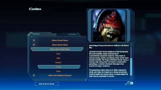 Mass Effect Codex Entry 4 quotKrogan Quarians Mass Relaysquot [upl. by Earl698]