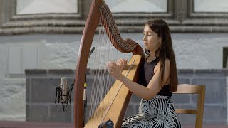 Éadaoin Ní Mhaicín at Ballintubber Abbey  Harp Day 2021 [upl. by Elenore]