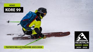 Head Kore 99  NeveItalia Ski Test 20232024 [upl. by Eigla33]