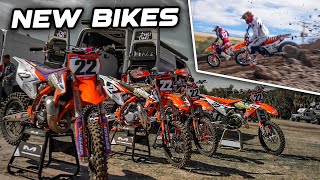 CHAD REED RIDES KTM 125 SX Chad vs Tate First Battle on 2 Strokes  Pace is Back [upl. by Radloff]