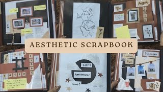 Recycled Aesthetic Scrapbook🌿 tutorial step by step [upl. by Arec]