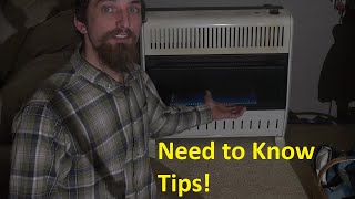 Ventless Gas Heaters 7 Tips You Need to Know [upl. by Morty]