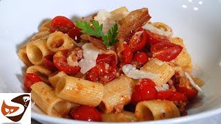 Pasta allamatriciana ricetta estiva super veloce  Primi piatti [upl. by Hsiri]