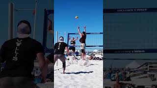 What a block 🔥🔥🔥 vollis volleyball beachvolleyball [upl. by Cutlor63]