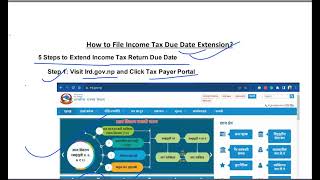 How to File Income Tax Due Date Extensions 208081  Easy amp Quick Steps  Online IRD under 5 minute [upl. by Blodgett]