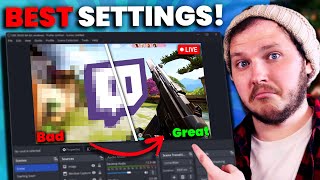 How To FIX Your Laggy Twitch Stream Best Encoder Bitrate Settings And More [upl. by Lleynad]