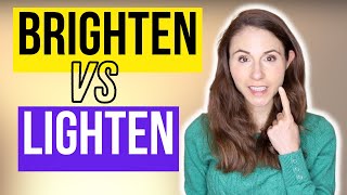 BRIGHTENING VS LIGHTENING SKINCARE EXPLAINED [upl. by Norraa180]