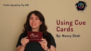 How to use Cue Cards on stage  Public Speaking Tip 01 [upl. by Cyb]