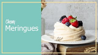 Easy Chewy Meringue Recipe UK [upl. by Nagem]