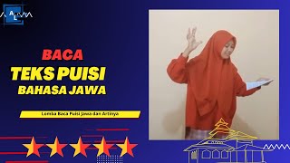 Membaca Puisi Bahasa Jawa [upl. by Novyaj619]