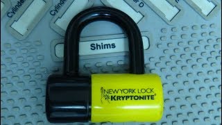 253 Kryptonite New York Lock picked and a PACLOCK A WEEK for  giveaway stocklocksunday [upl. by Zurn]