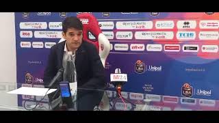 Openjobmetis Varese  Trapani Coach Mandole parla di mercato [upl. by Downes398]