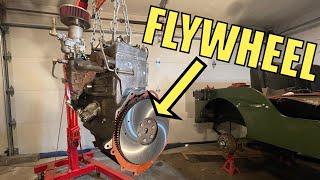 How to install 97 Tooth Flywheel  CJ2A Willys Jeep [upl. by Manlove]