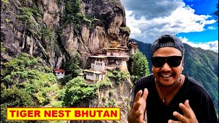 Tigers Nest Trekking With Beautiful Girls in Paro Bhutan 2023 [upl. by Ahsemo]