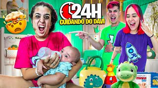 24 HORAS SENDO MÃE DO DAVI aguentei [upl. by Mcilroy211]