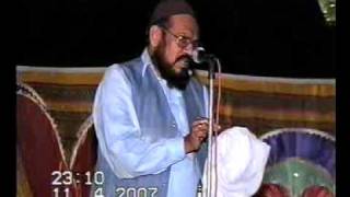 QAZI MANZOOR AHMED CHISTI OF SARGODHA JALSA IN HAITUKALLUR KOT BHAKKAR DATED 11042011 [upl. by Suaeddaht88]